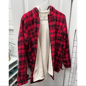 Women’s Fleece Lined Hooded Flannel